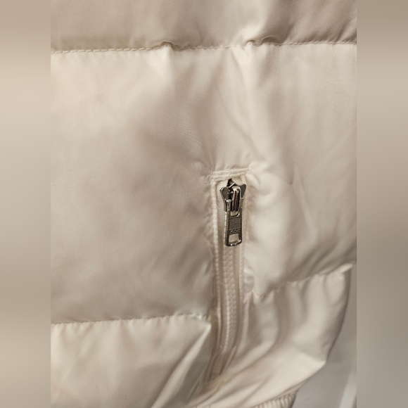 NWT - Down & Waterfowl Filled Old Navy White Vest - Size XXL- Microfleece - Picture 6 of 11